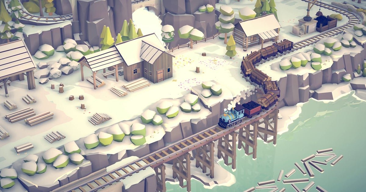 The islands and trains are about exactly what appears to be out of today